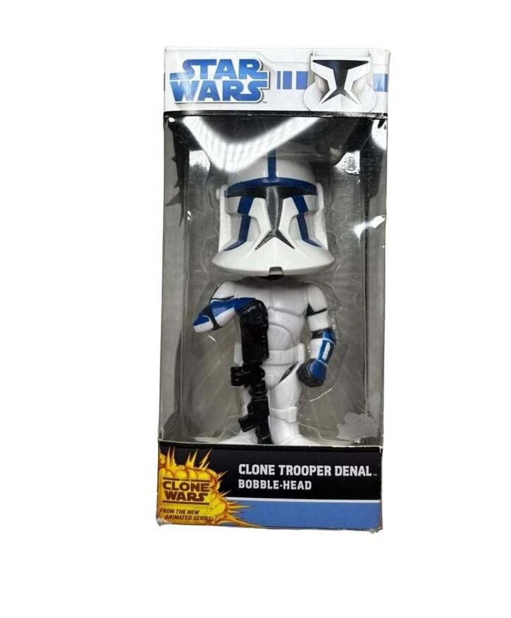 Funko Star Wars Clone Wars Clone Trooper Denal Wacky Wobbler Bobble-Head